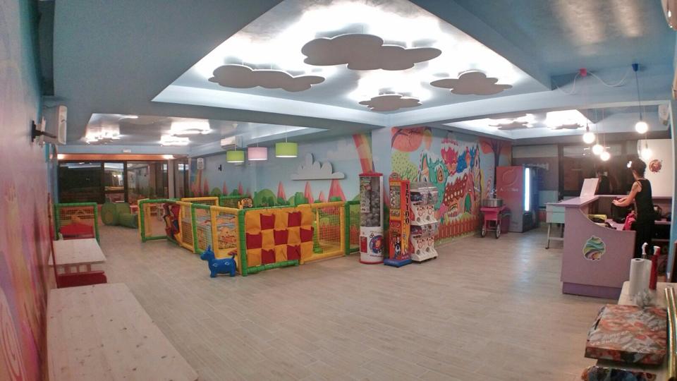La sala colorata di Bimbumbale